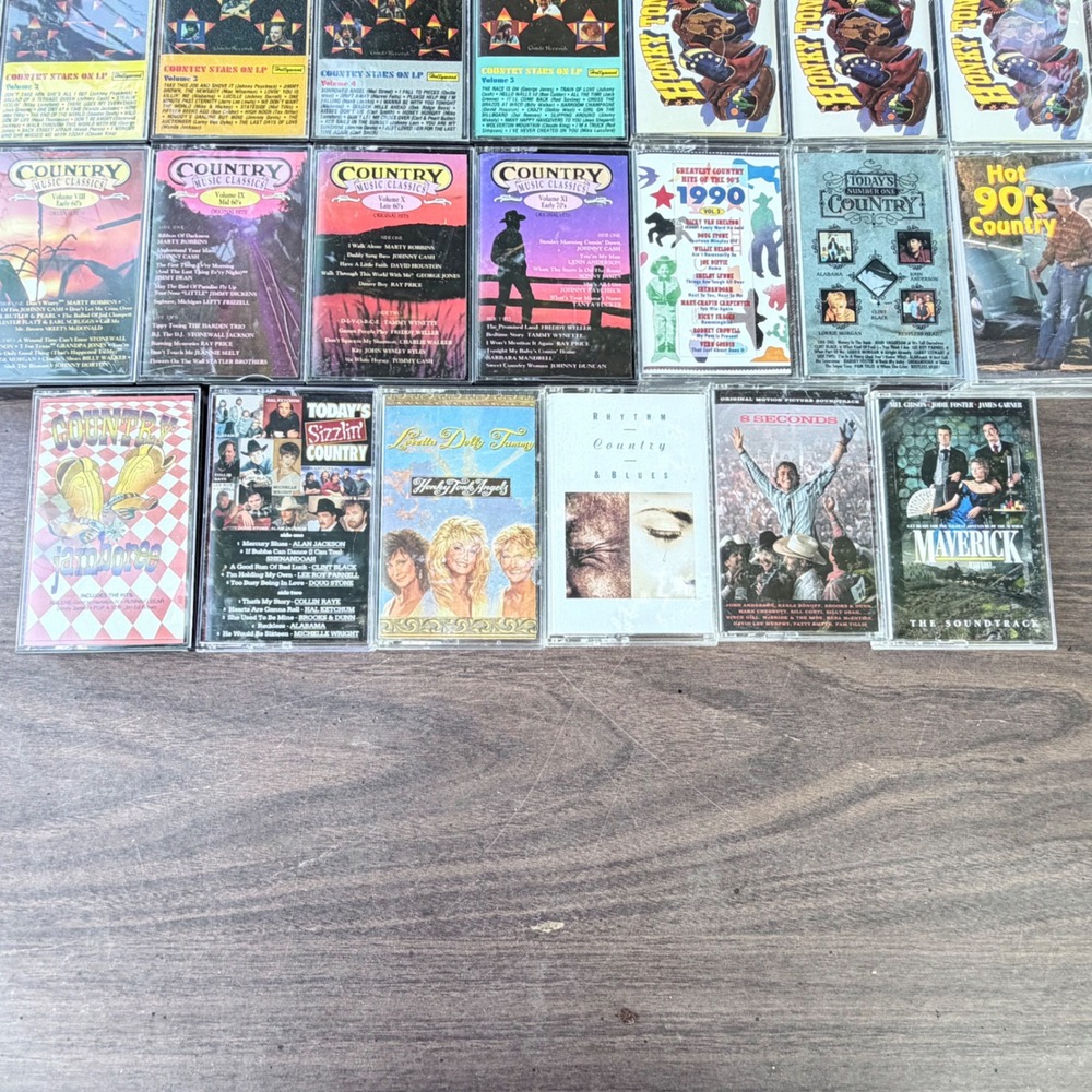 Lot of 33 Country Music Cassette Tapes Time Life Classics 50s 60s 70s 80s 90s - Picture 4 of 4